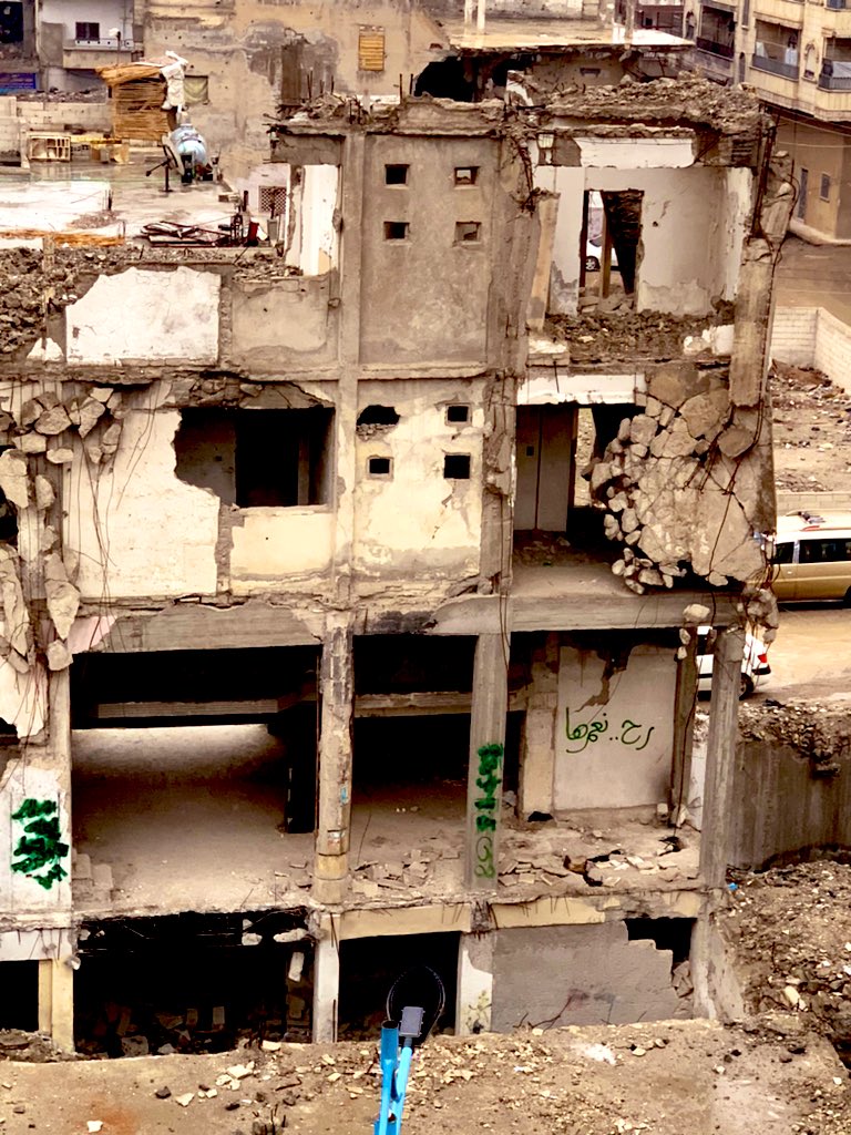 HoshangHesen's tweet photo. "We will rebuild it"
#alRaqqa https://t.co/Ox5INmeLUO