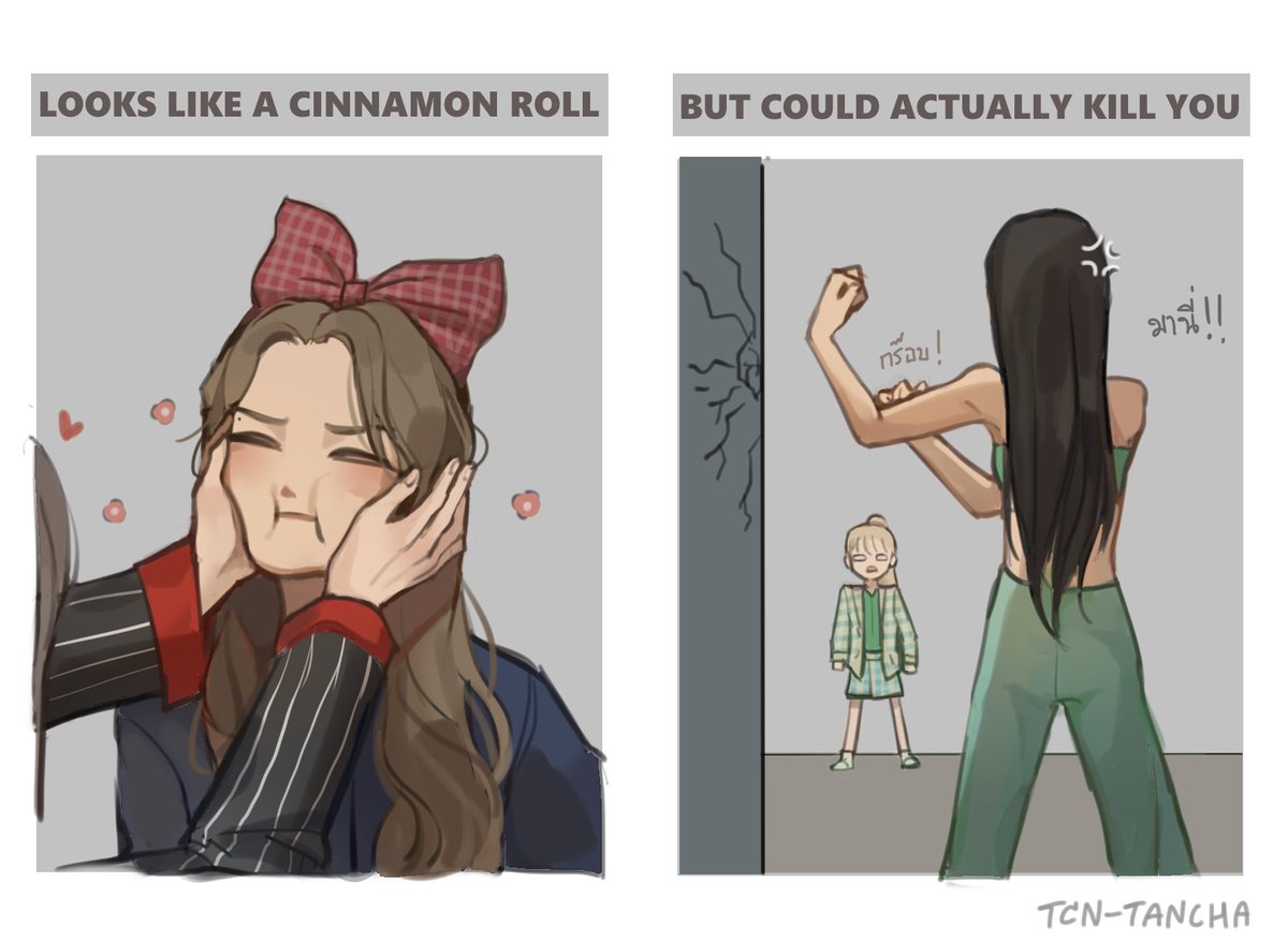 TCN_tancha's tweet photo. MAMAMOO Cinnamon roll meme  #MAMAMOO #mamamoofanart https://t.co/FG4hZmXvaL