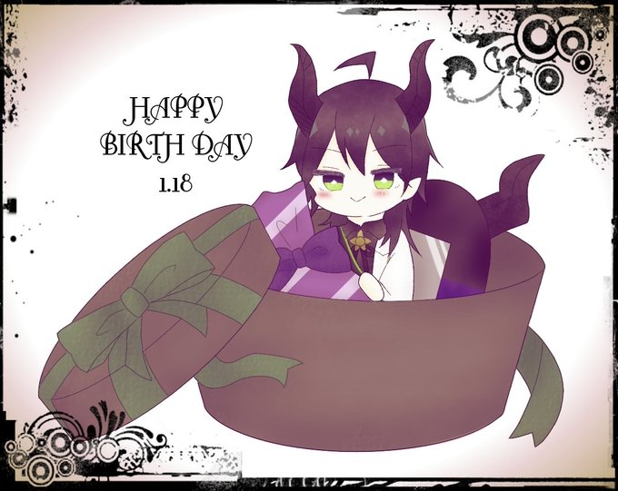#マレウス・ドラコニア誕生祭2021
#茨の谷の祝日2021

マレウス誕生日おめでと〜う!!??
たくさん祝われておくれ〜!✨✨ 