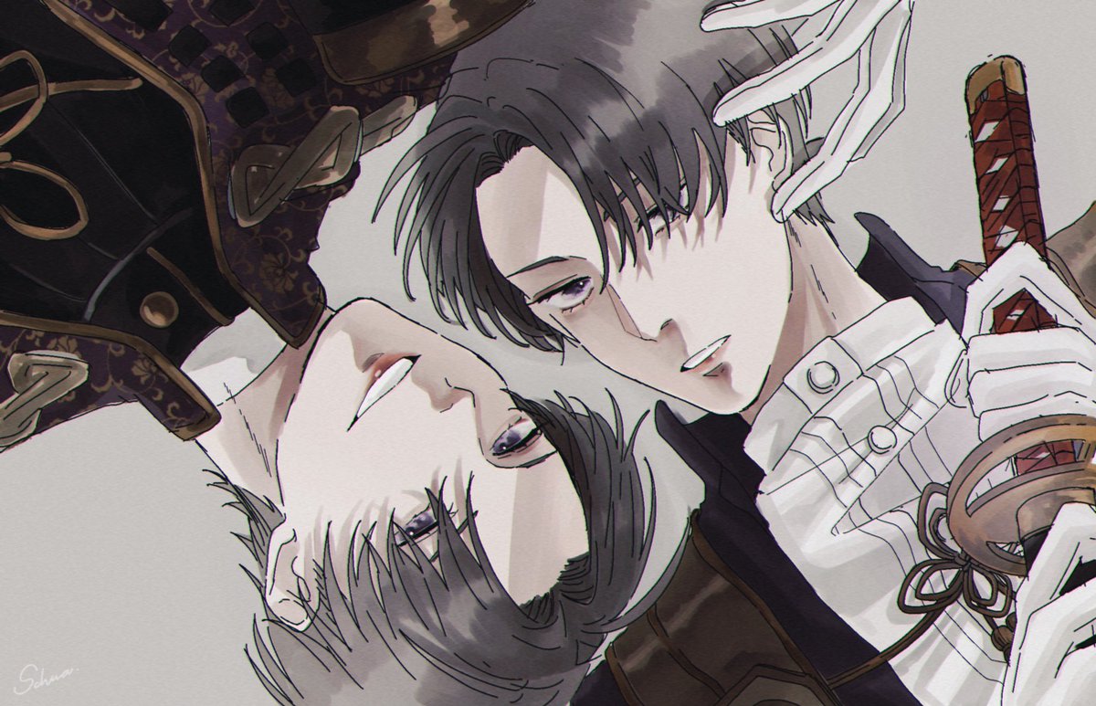 刀剣乱舞 刀帳no118で1月18日はへし切長谷部の日 刀帳no119で1月19日はへ ｼｭﾅ 原稿中のイラスト