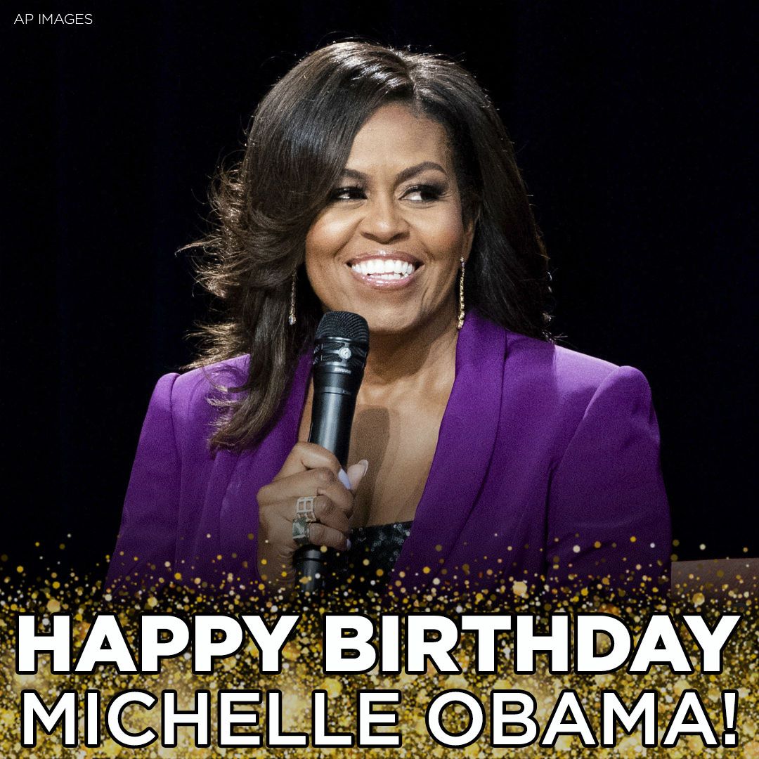 Join us in wishing a very happy birthday to former First Lady Michelle Obama! 