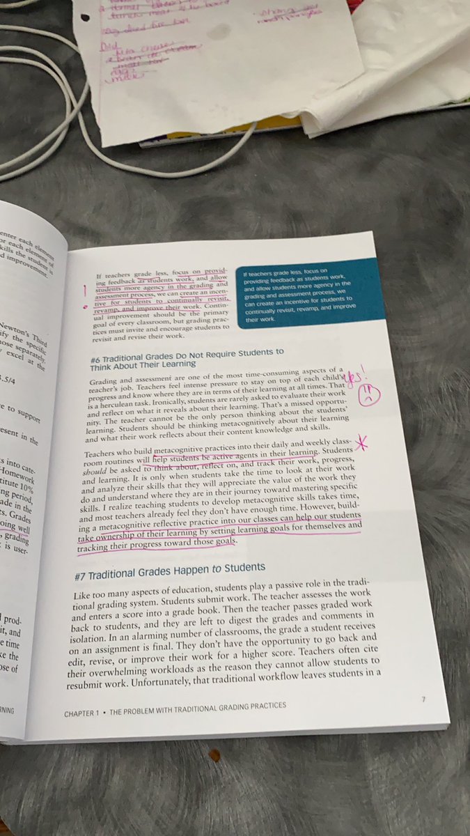 J_Bigler's tweet image. Already so many great takeaways that reaffirm my thinking and only on pg 7 🥰! #balancedlearning @Catlin_Tucker
