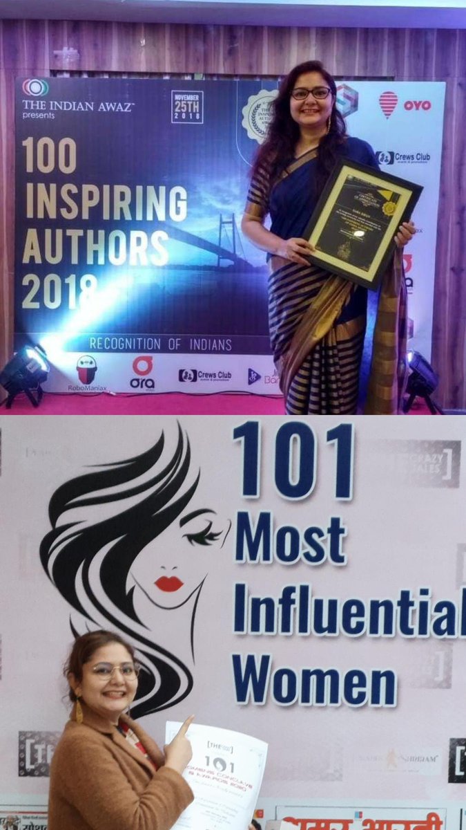 smilingsakha's tweet photo. With recognition comes more responsibility!
And I am ready to take one...
.
.
.
Thank you @the_crazytales
for the recognition.
#embraceyourfear #smilingsakha #selfhelpcoach #selfhelpskills #sarakhan #authorsarakhan #bookcoach #authorsarakhan https://t.co/9iHCRxGJwK