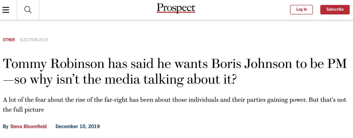 Boris Johnson has been lauded by numerous far right thugs and extremists, an inconvenient fact which is widely deemed to be irrelevant.