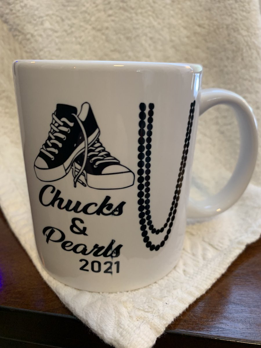 Making more mugs and shirts today.  CHUCKS AND PEARLS
