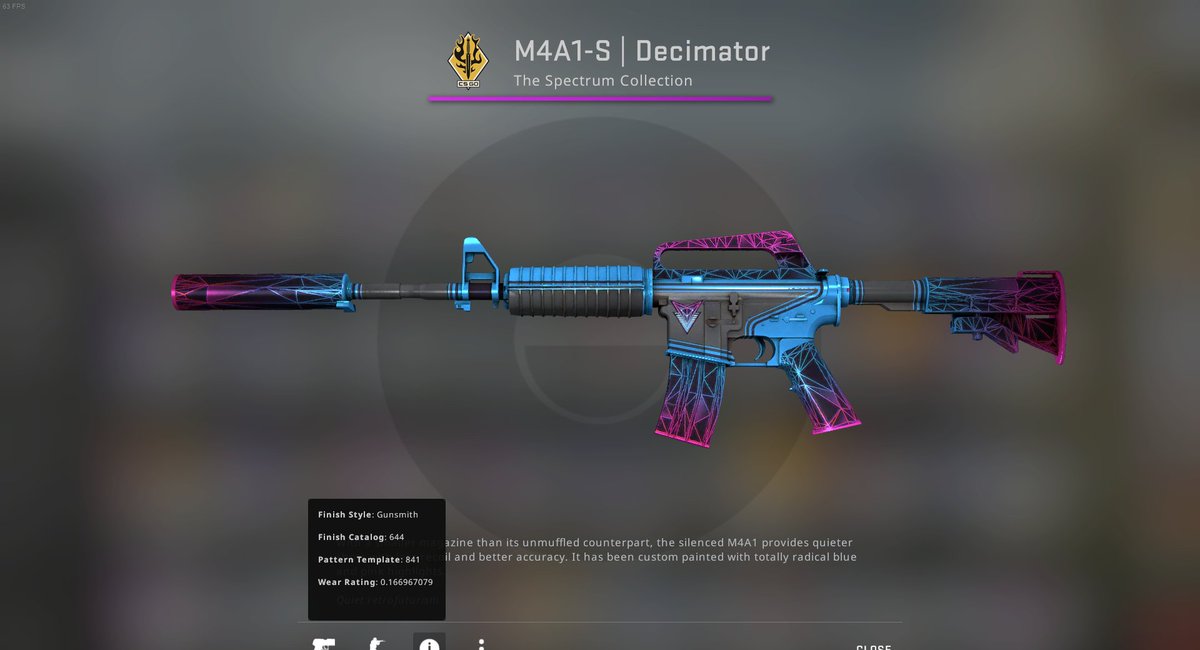 CrackyGaming's tweet photo. 🎁M4A1-S | Decimator🎁

Super easy one for you all :)

- To Enter - 
✅Follow @lCrackyl
✅Retweet
✅Tag 2 friends 

Giveaway will be drawn in 48 Hours!
#csgogiveaway #csgoskins #csgo https://t.co/1jKO9t2VvM