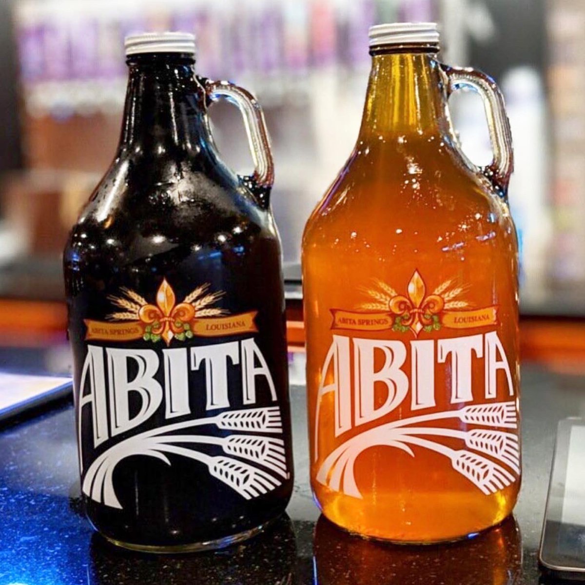 TheAbitaBeer's tweet photo. You know what they say... #ThirdTimesACharm ⚜️ Come get your black &amp; gold growlers filled today for the BATTLE OF THE AGES showdown tonight! We’re open from 12P - 6P! @abitataproom #WHODAT #BrewDat #EasyBreesy #ForNola #SaintsGameday https://t.co/H0p716A8vu
