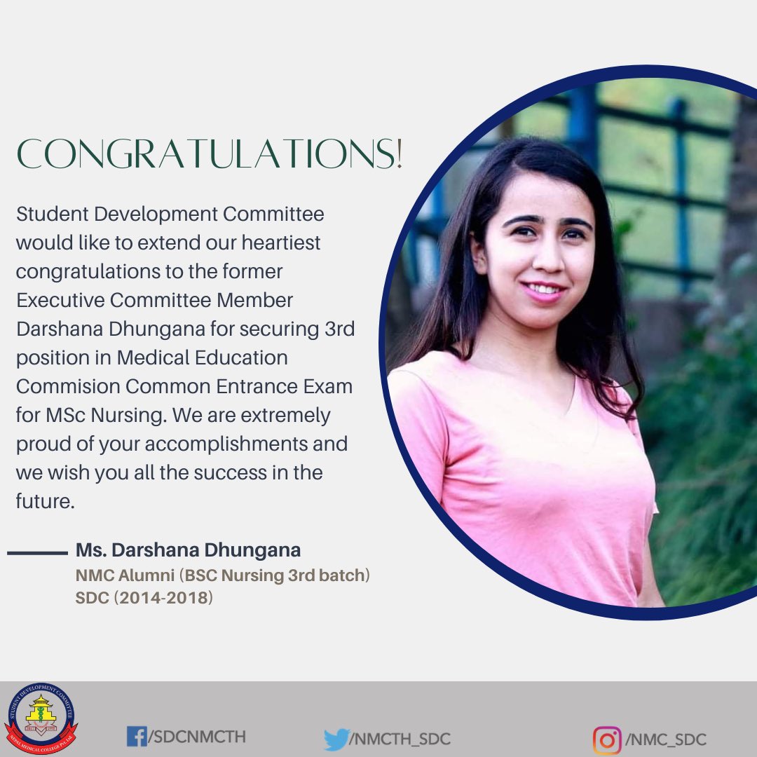 NMCTH_SDC's tweet photo. Best wishes for all your endeavours.!🎉 https://t.co/j3T77vBswT