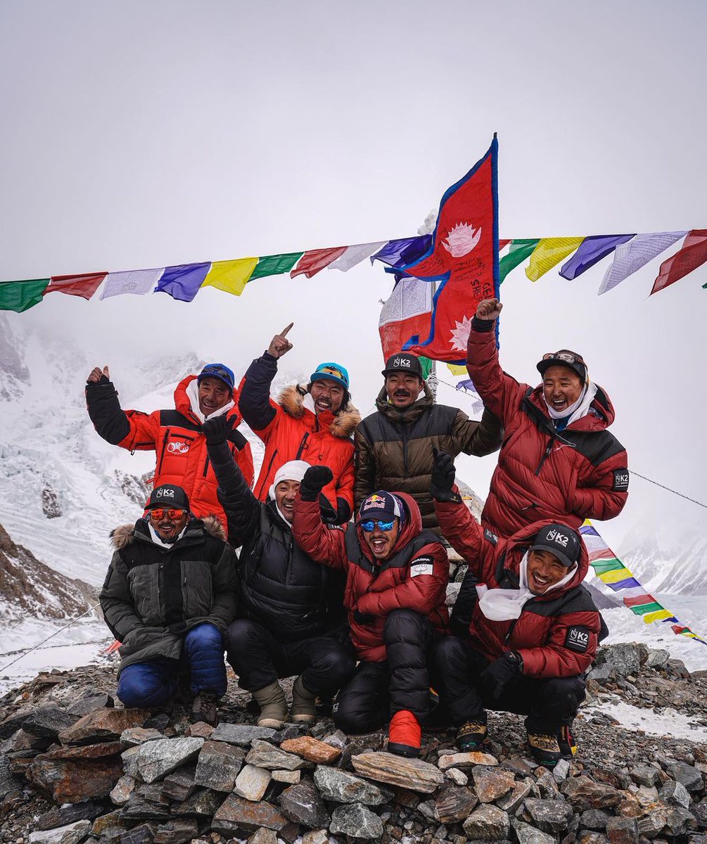Nirmal Purja and Team are the first to reach top of Mount K2 in winter .
#Congratulations
