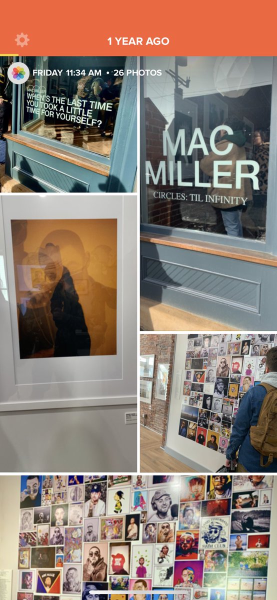 Stood in line for hours a year ago to appreciate this man <a href="/MacMiller/">Mac</a> you will be missed forever and your music will keep me going 💙🕊 #circles