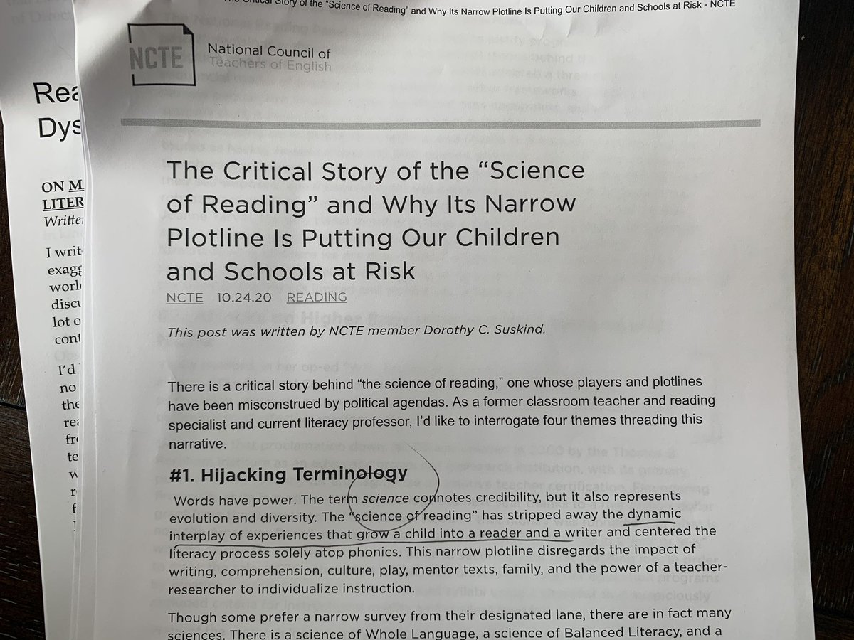 The “science of reading” sounds so powerful, but let’s lean into what this really means...and what it doesn’t mean. Great read for principals and other literacy leaders. Thanks to @dorothysuskind for the discussion starter. #NAESP #MESPAmn #GWreads
