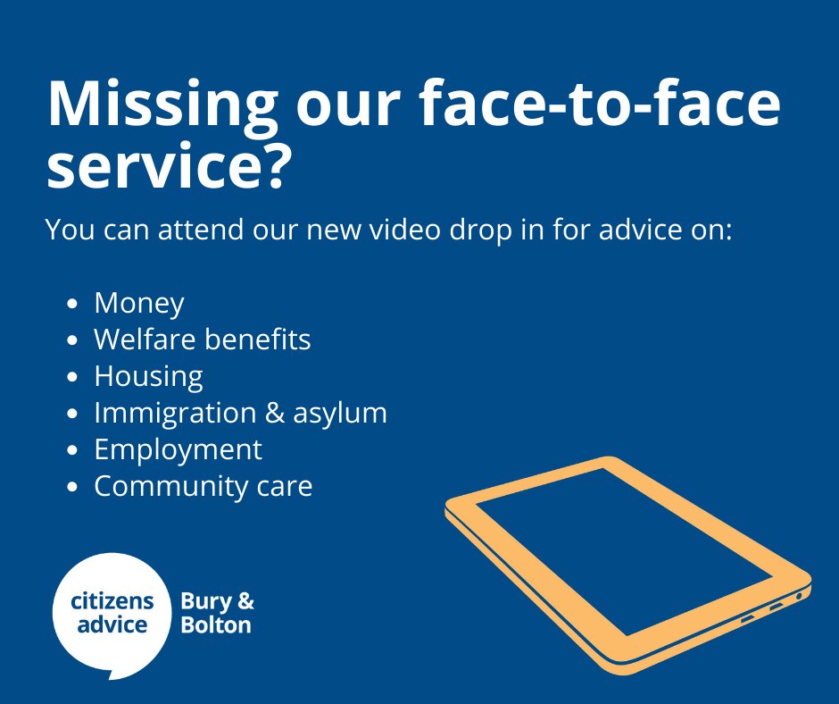 Citizens Advice Bury & Bolton tweet media