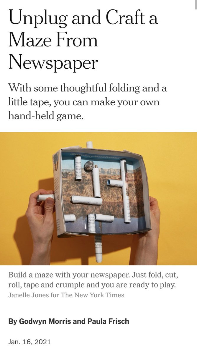 EngineeringwithPaper (@engineerwpaper) on Twitter photo Our newest project featured in the <a href="/nytimes/">The New York Times</a> and now a free download on our site! Teach gravitational forces through play #stemproject #stemchat #gravitationalforces #diygame #nytimesathome engineeringwithpaper.com Our newest project featured in the <a href="/nytimes/">The New York Times</a> and now a free download on our site! Teach gravitational forces through play #stemproject #stemchat #gravitationalforces #diygame #nytimesathome engineeringwithpaper.com