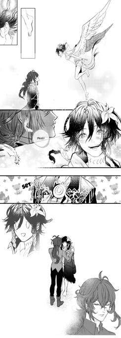 Diluc meeting Venti in his God form for the first time... #DiluVen #GenshinImpact 