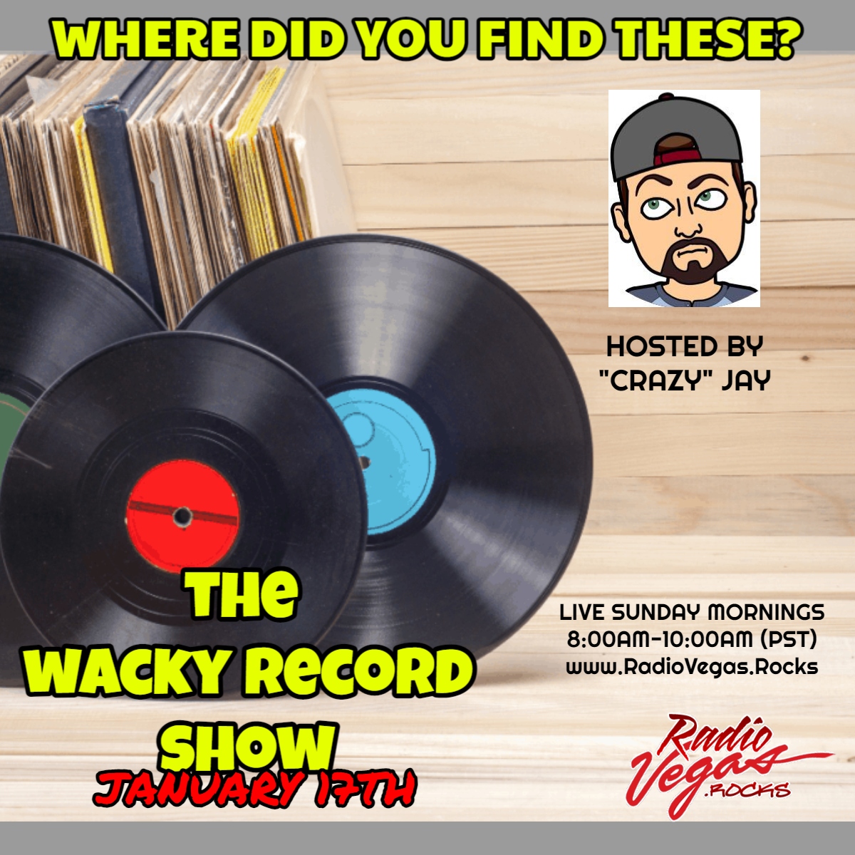 LIVE at the top of the hour on RadioVegas.Rocks