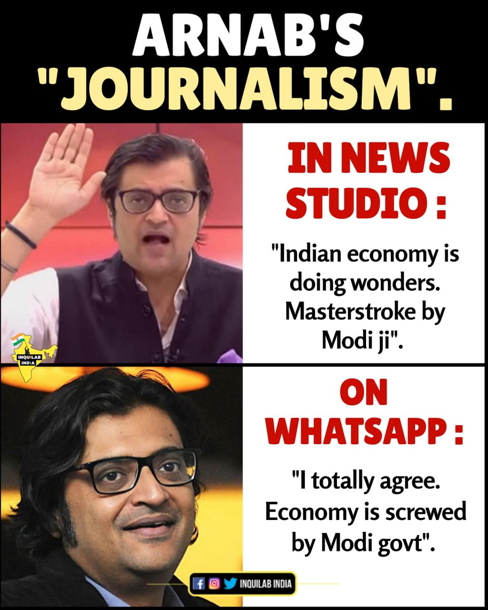 chinmoyee5's tweet photo. According to Arnab Goswami, Arun Jaitley was BJP's biggest failure. Well, he is correct because Jaitley failed to point out the incompetence of Modi and supported DeMo &amp; GST without any objection. 
 #ArnabExposedPulwama https://t.co/yrgt61awZC