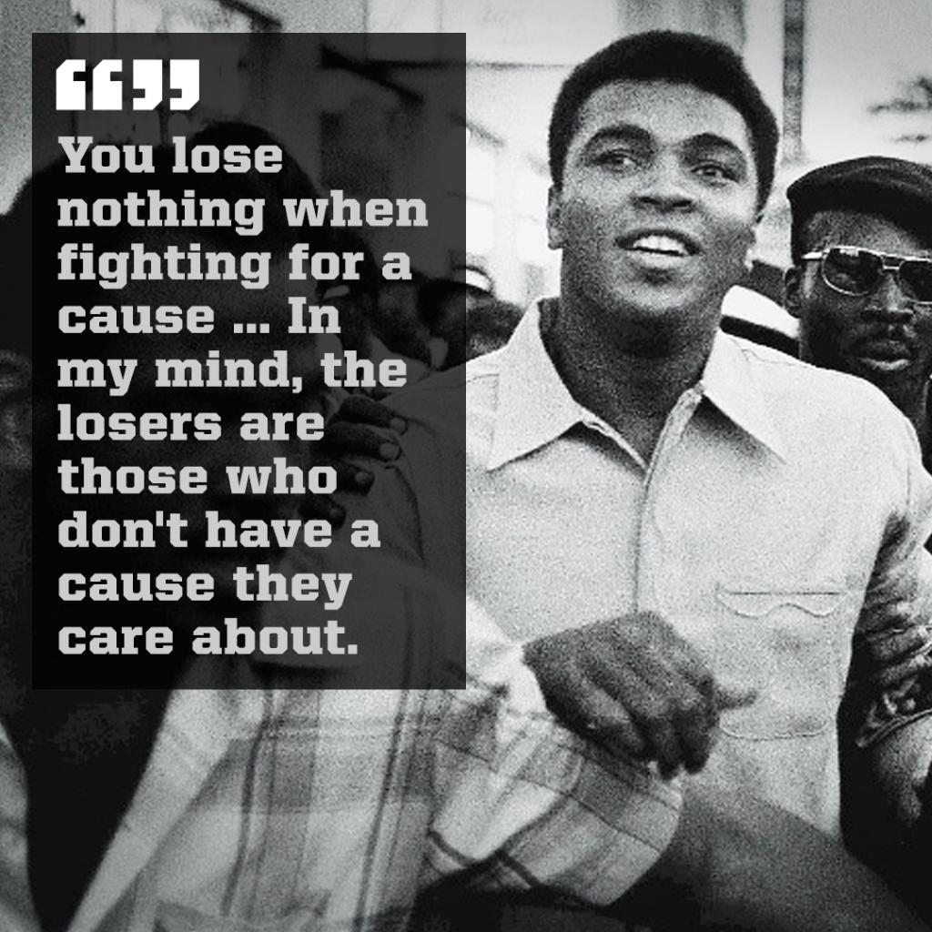 espn's tweet photo. Muhammad Ali would have turned 79 today.

On this day, we celebrate one of the greatest athletes ever 🐐 https://t.co/XNf27wsacP