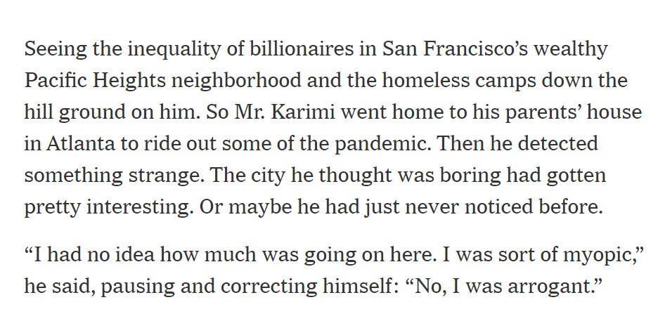 We all know hills drive inequality. 

But they also limit perspective. If you live at the top of PacHeights, you have no idea what’s happening down the hill from you. 

This causes a vicious feedback loop, and needs to change. Now.