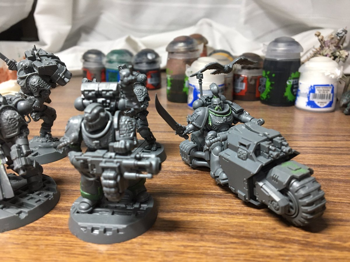 wackostracko's tweet photo. And a tweet with all of them in for sake of completeness. Getting there! #deathwatchoverkill #warhammer40k https://t.co/qIzRuVZzmV