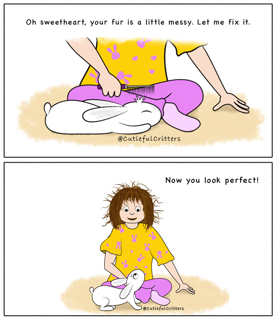 Cutieful Critters (@cutieful_c) on Twitter photo When you take care of your bunny better than yourself. ππ₯°
Inspiration: my rescued baby <a href="/dustybunneh/">Dusty Bunneh</a> π
#mybunnyismychild #spoiledbunny #bunnycomics #bunnylife #bunnylove #bunnyrabbit #bunnylover #bunnyart #rabbitart #bunnydrawing #lifewithbunnies #livingwithbunnies When you take care of your bunny better than yourself. ππ₯°
Inspiration: my rescued baby <a href="/dustybunneh/">Dusty Bunneh</a> π
#mybunnyismychild #spoiledbunny #bunnycomics #bunnylife #bunnylove #bunnyrabbit #bunnylover #bunnyart #rabbitart #bunnydrawing #lifewithbunnies #livingwithbunnies