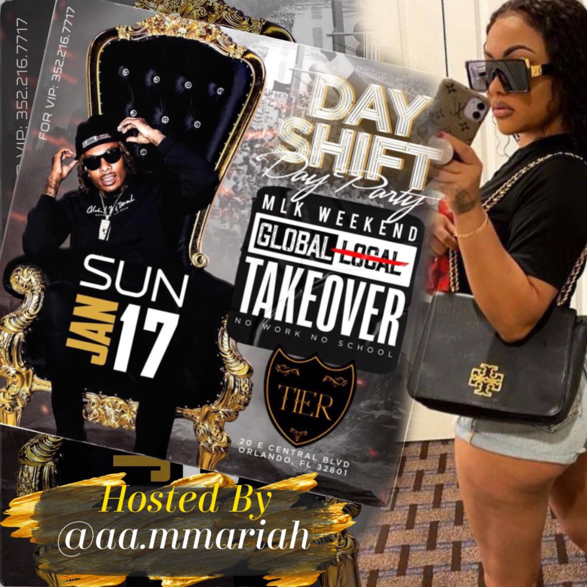 TeamFatStar's tweet photo. DAY PARTY TODAY @ 6pm !!! EVERYBODY FREE TILL 7:30ppm .. GET THERE EARLY ‼️‼️ #Downstairs sections are SOLD OUT https://t.co/rwaQTflwV1