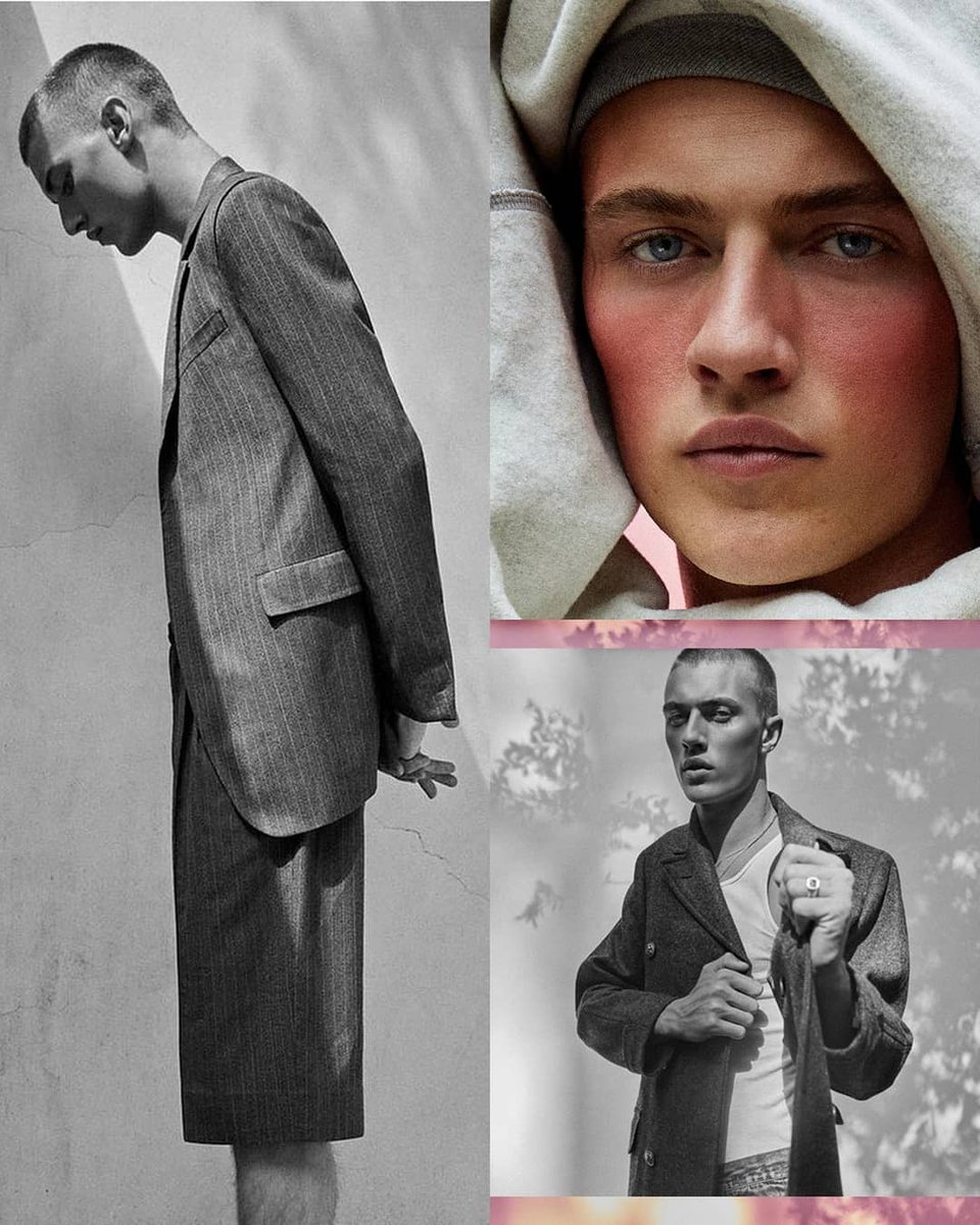 "Lucky Blue" <a href="/luckybsmith/">Lucky Blue</a> wearing looks from #Ferragamo #TomFord #Sacai #BottegaVeneta #Lacoste #Chanel #Fendi amongst others for #m__milenio 
instagram.com/p/CKI7GrCpF22/…