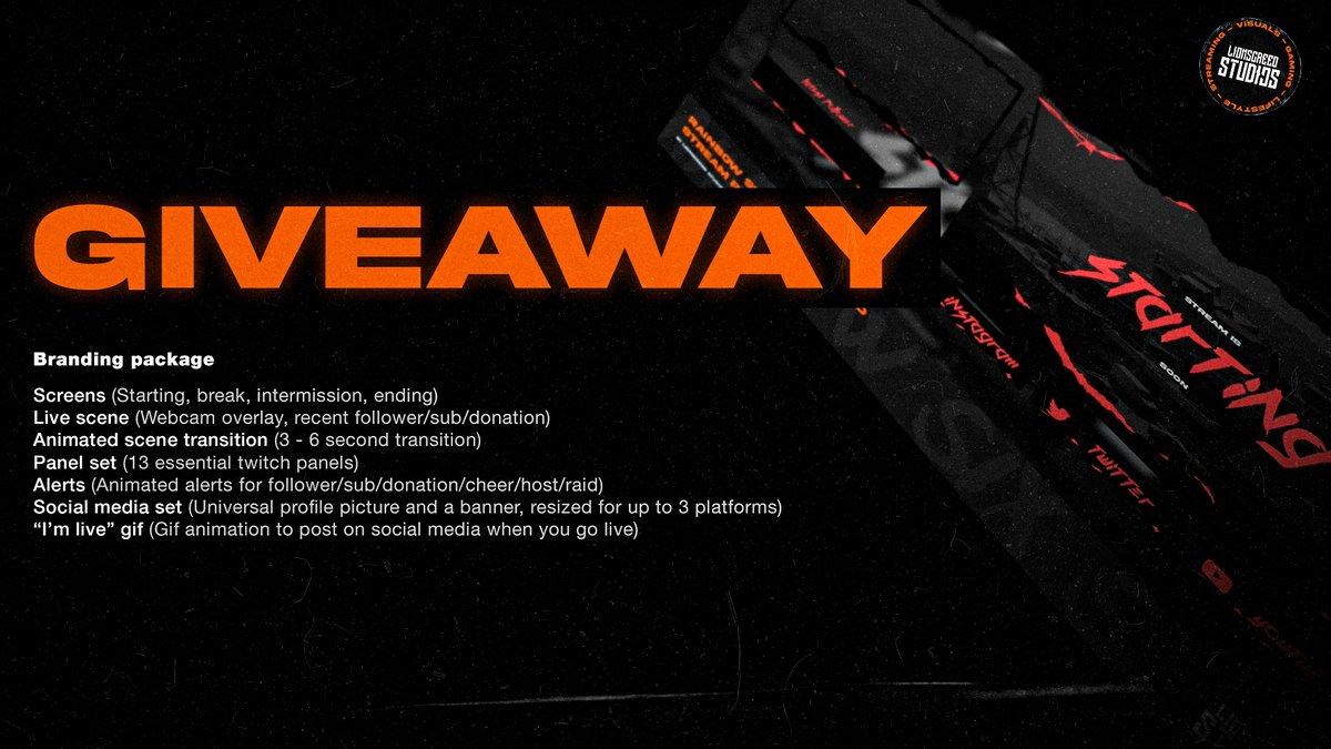 🚨 GIVEAWAY🚨

We will create a FULL branding package for two lucky individual to help enhance their presence online! 

To enter click on the link below👇

🔗gleam.io/JTiYM/lionscre…