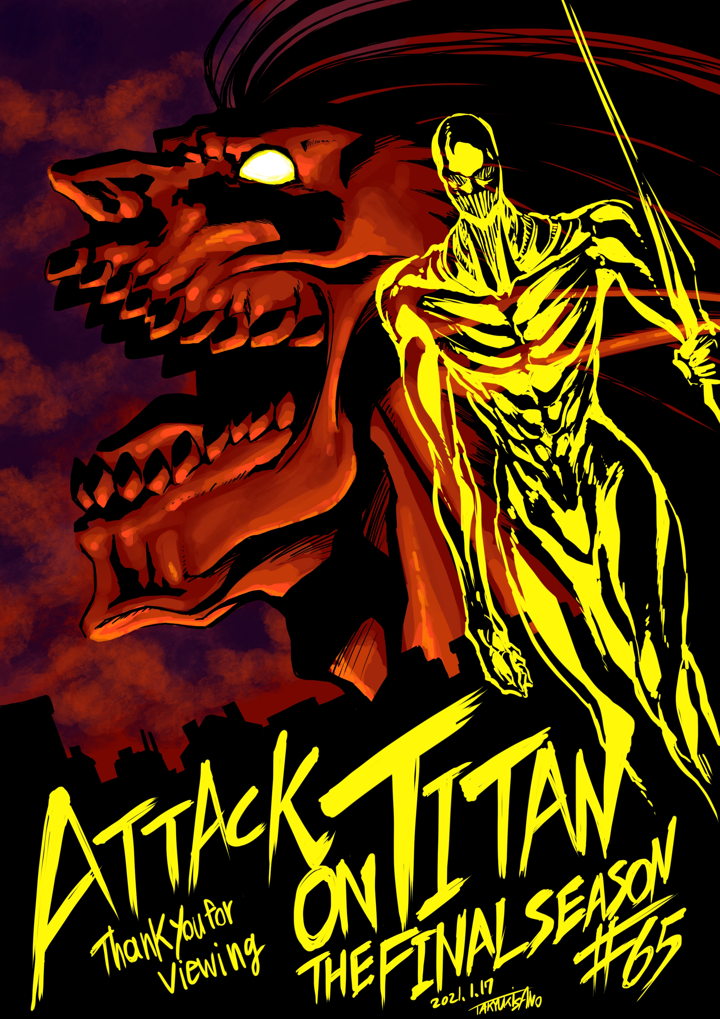 Attack on titan episode 65 online free sales