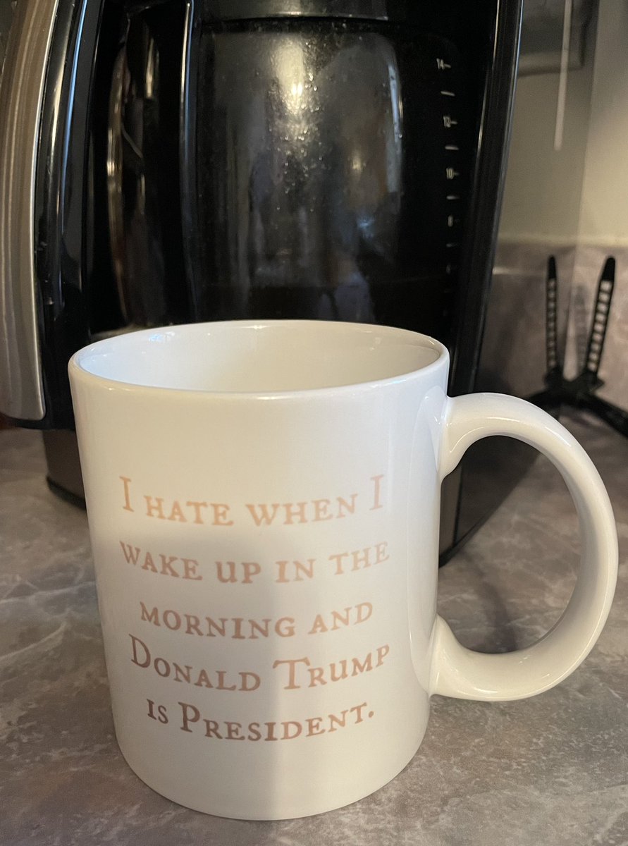 mwc44's tweet photo. Three more mornings until this meets a ball peen hammer. 
☕️🔨

#VoteIndiana #UniteBlue #BidenHarris2020 #BidenHarris #TeamBidenHarris #TheResistance #Unity2020 #BLM #Inauguration2021 #BidenHarrisInauguration https://t.co/dooln0GtqF