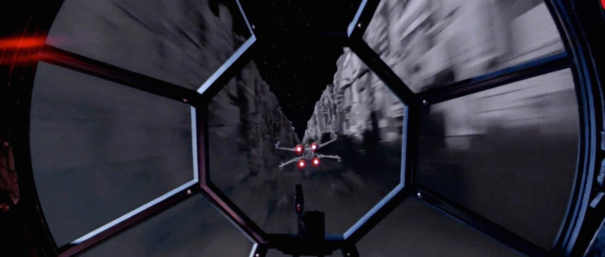 The more laid back ride is an assault on the shield generator on Endor, while we ramp up the excitement by reliving BOTH death star runs from A New Hope & Return of the Jedi.