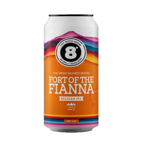 DublinBeerTaste's tweet photo. Recommended Brewery of the Day: @8Degreesbrewing Ireland is located at eight degrees west longitude.[Cork] Eight Degrees - Fort Of The Fianna Belgian IPA 440ml Can 5.4% ABV #Beer #Beeroftheweek #BeerTasting #Dublinbeertasting #CraftBeer #Brewery of the Day https://t.co/87OEzXtOjf