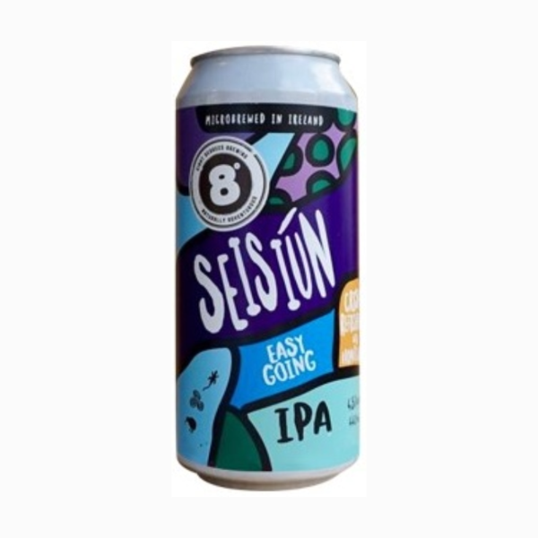 DublinBeerTaste's tweet photo. Recommended Brewery of the Day: @8Degreesbrewing Ireland is located at eight degrees west longitude.[Cork] Eight Degrees - Seisiún IPA 440ml Can 4.5% #Beer #Beeroftheweek #BeerTasting #Dublinbeertasting #CraftBeer #Brewery of the Day https://t.co/TOoHpLt1yq