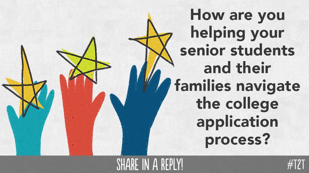 teacher2teacher's tweet image. How have you provided guidance, support and assistance for college-ready Ss and their families? #EduGladiators #COVIDteaching #HSchat