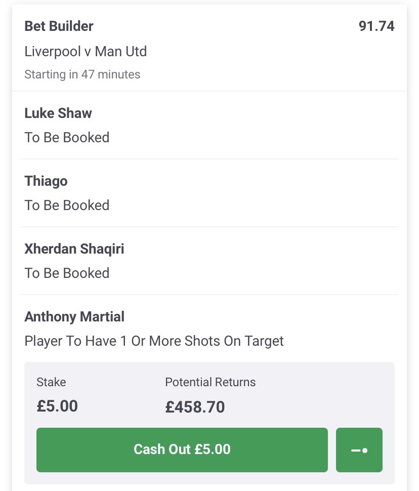 If this bet wins I’ll give 2 followers who like and retweet this tweet £25 in CASH!💰

Must be following📈