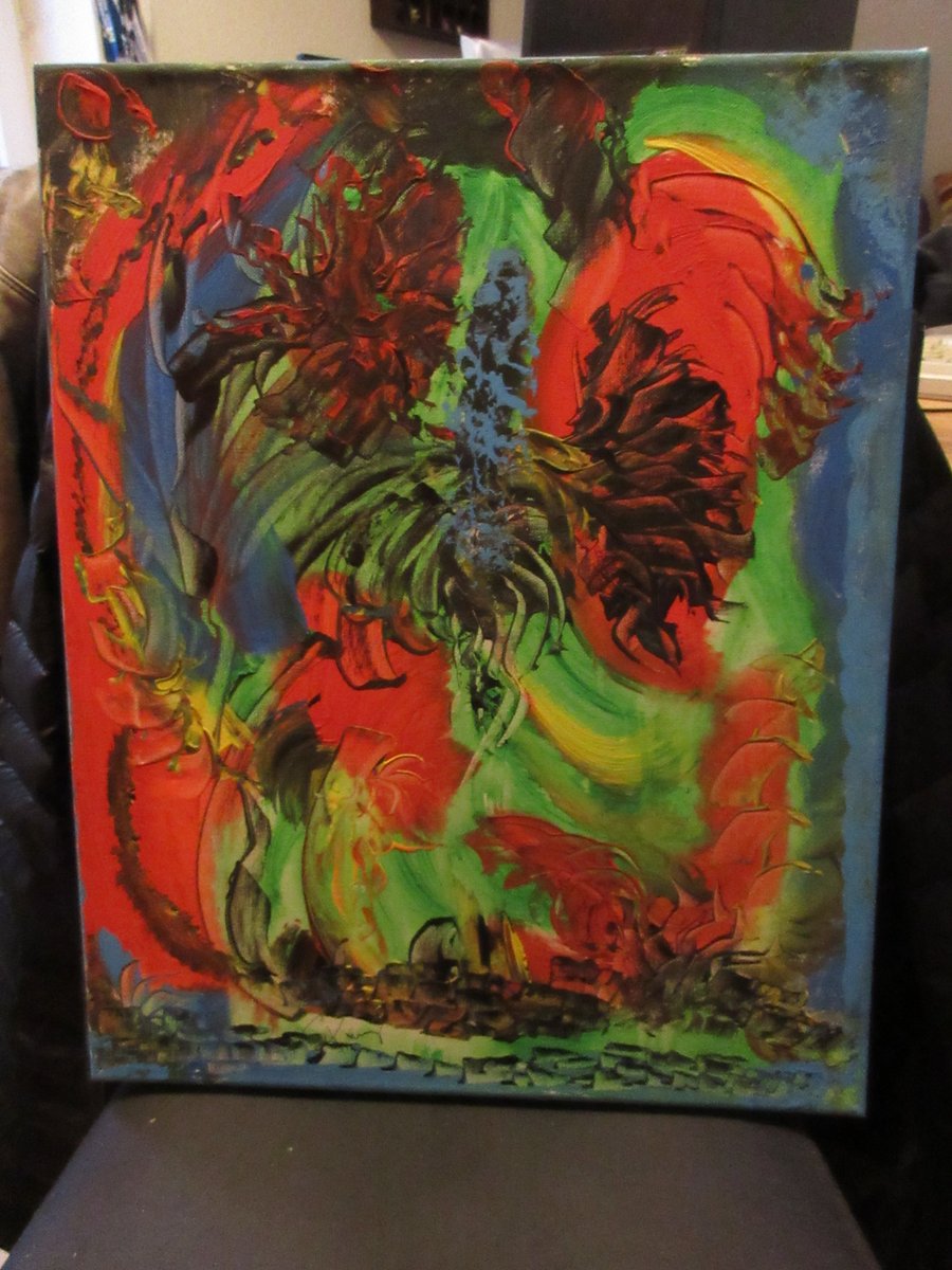 ClubHitomi's tweet photo. "Psychedelic Flower Garden"
One of my Acrylic on canvas paintings 

#arcyliconcanvas #art #paintings #flowers #artpainting https://t.co/zK9BIK7sO2