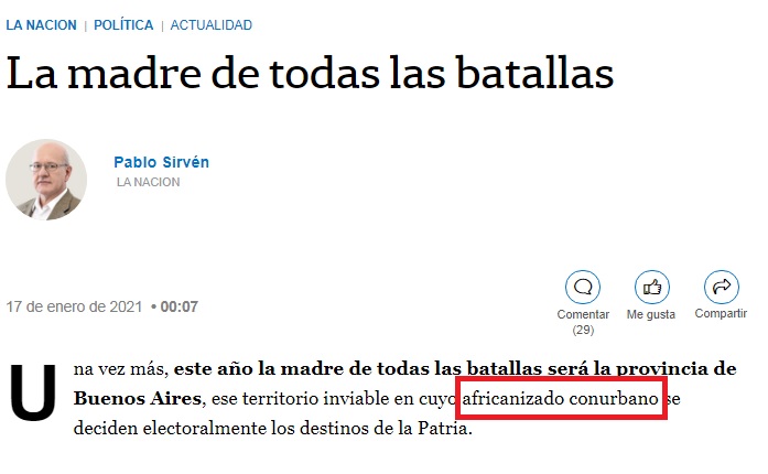 diafarorg's tweet image. África como sinónimo de inviabilidad!? #racismo explícito en @LANACION. Exigimos una disculpa pública ¡Basta de racismo en los medios!
RT si estás en contra del racismo.
@sipreba @aleberco @VHMok @pagina12 @C5N