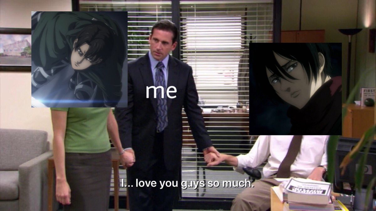 yo cuando por fin han aparecido levi y mikasa

#ShingekiNoKyojin #AttackOnTitan