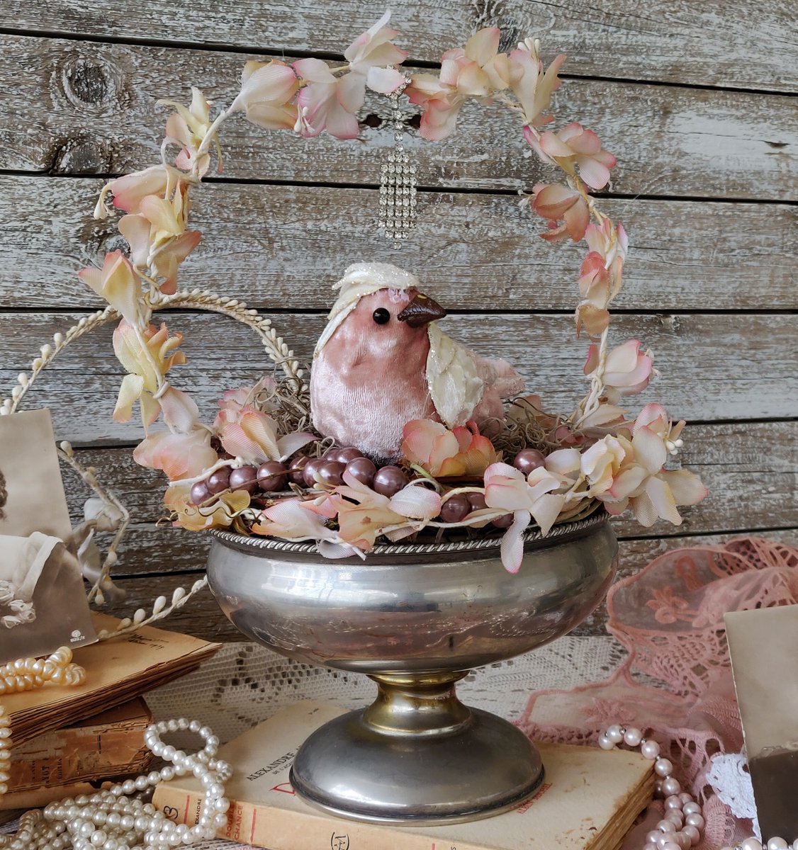 vintageshopcrtn's tweet photo. #handmade #shabbychic #nest with fabulous #bird sitting in. Perfect for #shabby lovers, #easter #gift, #spring decor.
#etay #etsyshop #etsyseller #etsyfinds #etsymntt #handmadehour #springdecor #springdecorations #homedecor #shabbydecor https://t.co/1lmvYwFktB https://t.co/10biKaqBfj