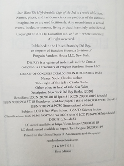 Today’s publishing deep dive – first editions/printings. What the differences are, why they get confused, etc. Basics on identification (hello copyright pages!), some specific examples, and why “first edition” Star Wars novels aren’t *really* special. (1/too many)