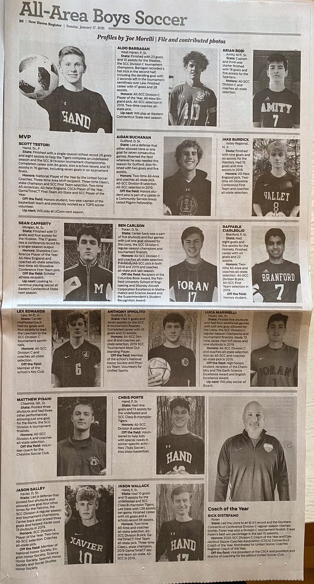 Congratulations to all of the talented players on this team, especially Ben and Luca!