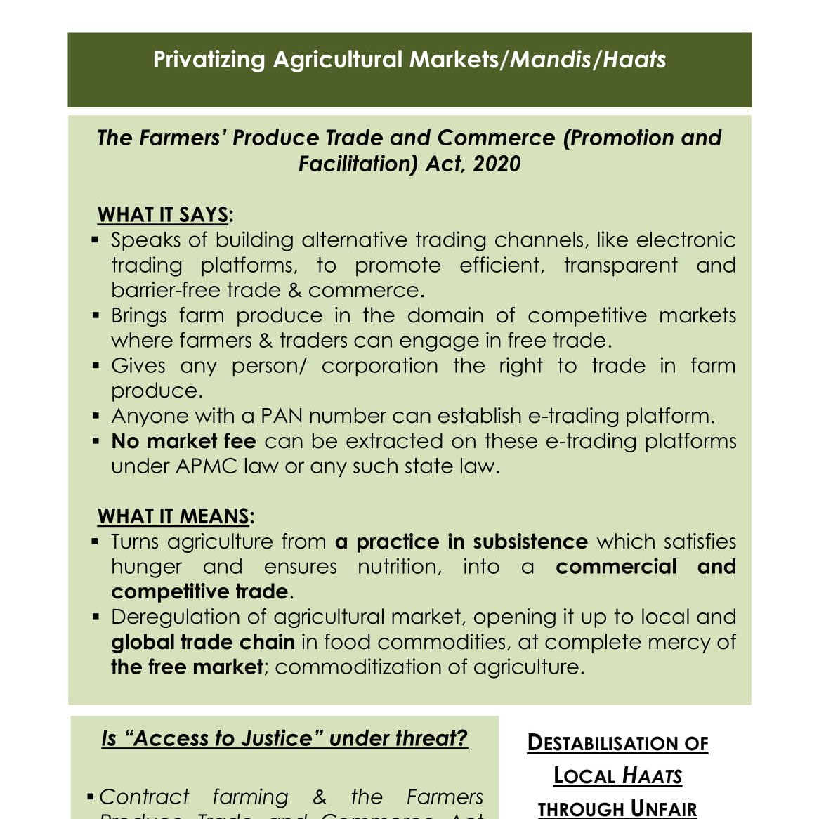 Contract farming of cash crops such as jatropha (for biofuel), sugarcane & cotton has been happening inChhattisgarh & Odisha since the early 2000s. It has led to alienation of land of vulnerable Adivasis  @Kum_Sambhav  @LandConflicts  @TenureFacility  @thewire_in  @_thebastion_