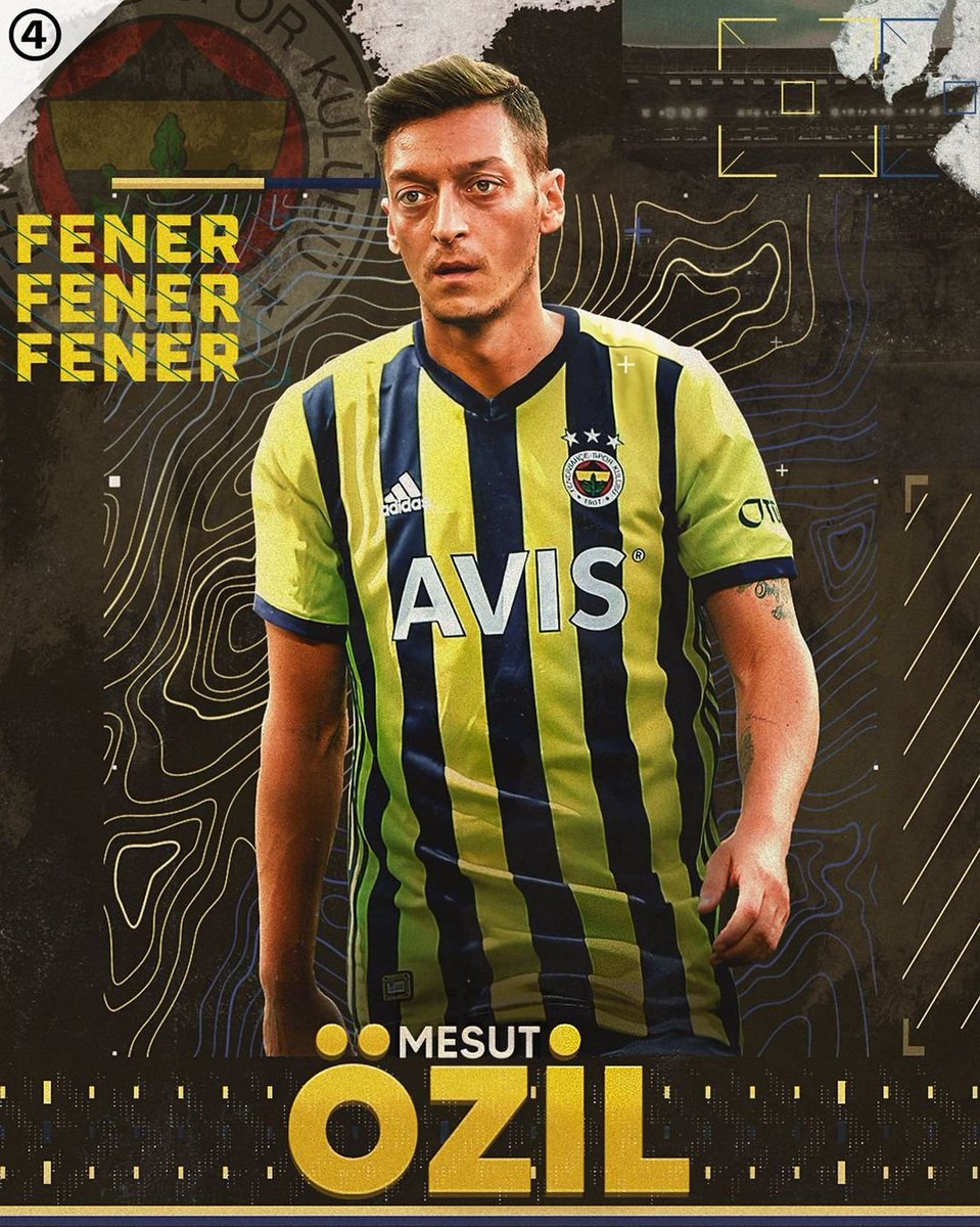 433's tweet photo. ✍️ OFFICIAL: @MesutOzil1088 ➡️ @Fenerbahce 🟡🔵 https://t.co/PLnx76BUhV