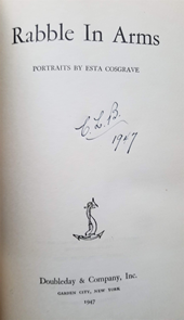 Sometimes it is easy! The word “first edition” will appear. If it doesn’t you’ll want to look for the copyright year. And if there is just one, check it against the year on the title page to see if they match (most useful for older books). Some examples of both