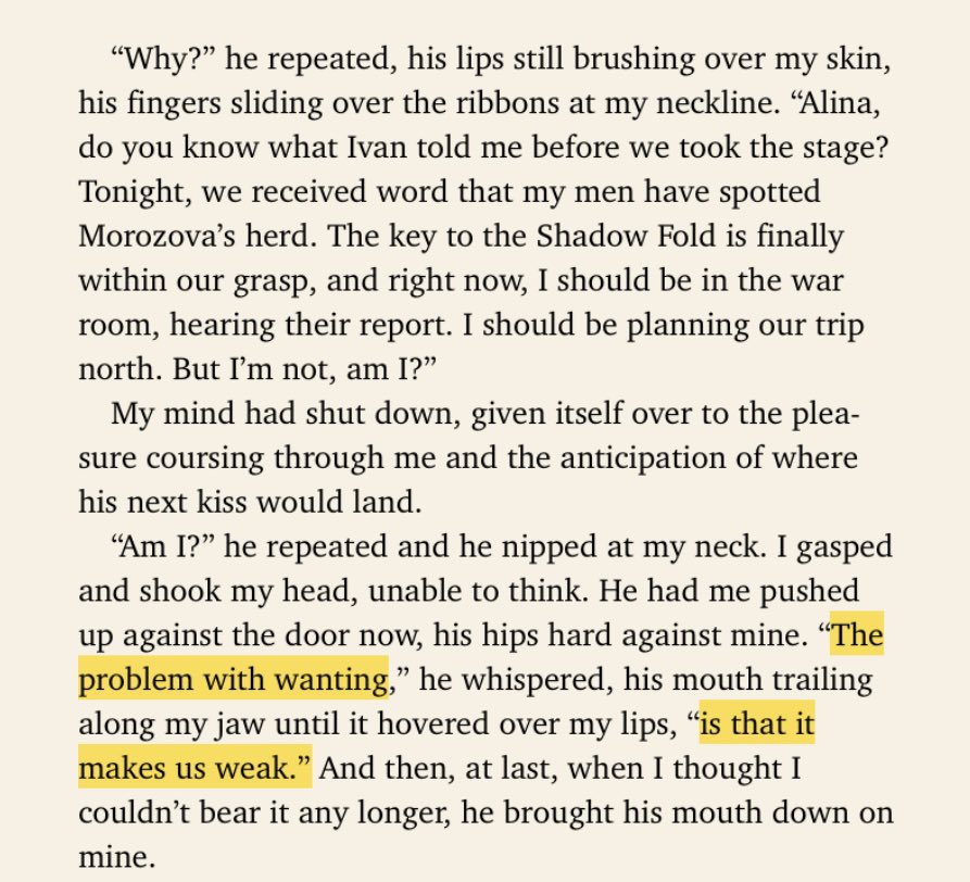 And then... things progress much, much further  but they are interrupted. This is generally where a lot of fics take creative liberty and simply continue the scene (as they should)