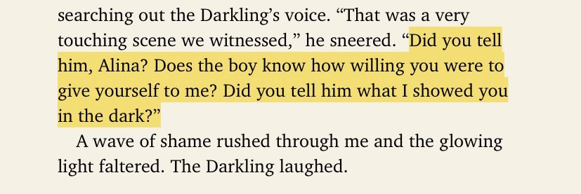 Alina and Mal decide to try to find the stag before the Darkling so he can’t use the collar to control Alina. But just as they find it — and right when they’re having a romantic moment — the Darkling appears, overtakes them, and kills the stag.
