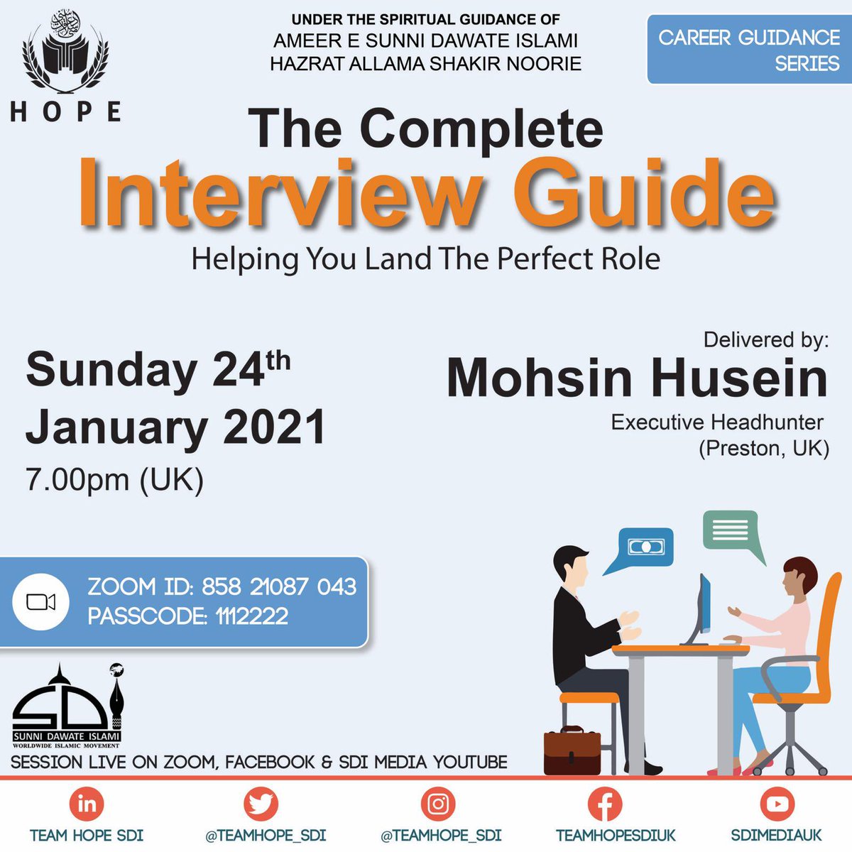The Complete Interview Guide

Join this online webinar on tips for making the best impression during both face to face &amp; virtual interviews.

- Prepare to be the best
- Make a strong start
- Know your interview questions
- Common interview mistakes
- Virtual Interviews