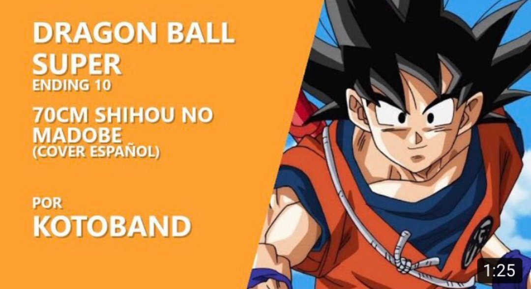 ‼️Dragon Ball Super - Ending 10 (70 cm - Shihou no Madobe) cover en español‼️

Un placer colaborar con <a href="/kotoband/">Kotoband</a> y <a href="/GarethWoodman/">Gareth W.</a> para darle voz en español a este TEMAZO. Espero de corazón que os encante!👇

youtu.be/obsudY7ZuAE