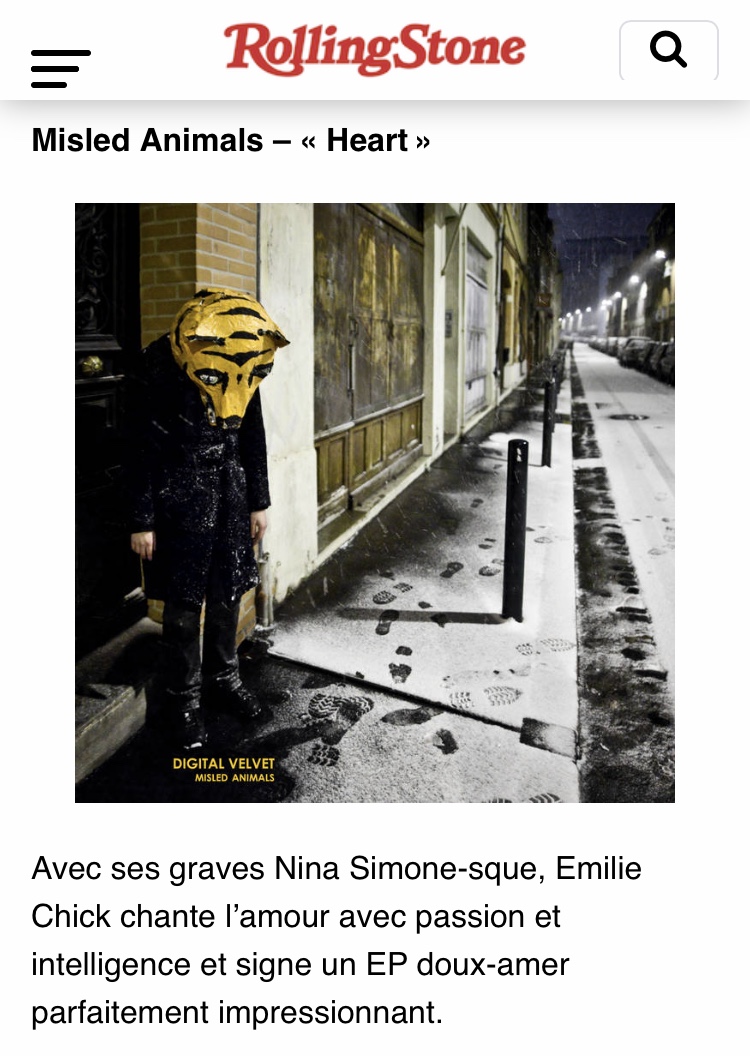 unicum_music's tweet photo. Merci @RollingStoneFra pour cette superbe chronique du nouvel EP de @digitalvelvet_ et d'avoir inclus "Heart" dans votre playlist de la rédaction #126 😍🙏
👉 https://t.co/jjqROsqLm3 https://t.co/jnugAgUhiq