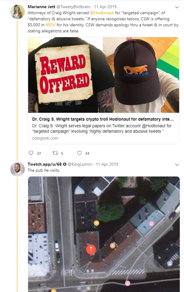 A witch hunt ensues, with people posting pictures of locations they think I may be found, along with addresses. Also pictures of people they think might be me.