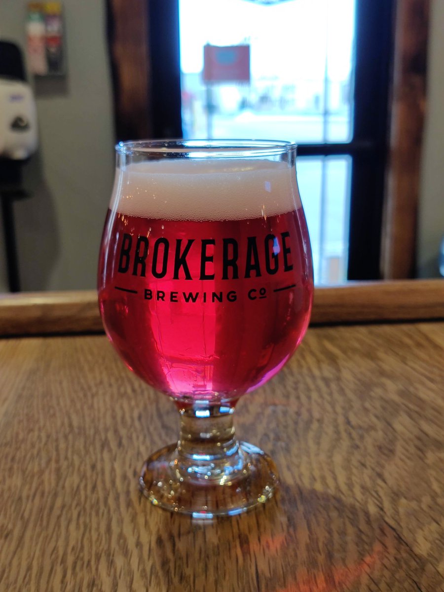 Introducing the 1st <a href="/BrokerageBrewCo/">Brokerage Brew Co</a> seltzer, The Opacity Continuum!  I loaded this baby up with a whole mess of real cranberry.  Available when we open at 3!